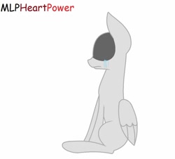 Size: 1024x926 | Tagged: dead source, safe, artist:heartpowerxd1, imported from derpibooru, pegasus, pony, base, crying, sad, single tear, solo