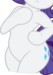 Size: 3360x4791 | Tagged: safe, artist:joey darkmeat, artist:tim015, edit, imported from derpibooru, vector edit, rarity, pony, unicorn, belly, bipedal, cropped, hind legs, hoof on chest, hoof on hip, legs together, pictures of bellies, simple background, solo, stupid sexy rarity, transparent background, vector