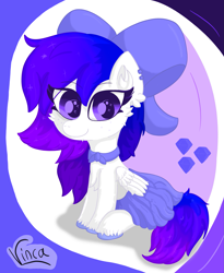 Size: 2195x2678 | Tagged: safe, artist:vinca, imported from derpibooru, oc, oc only, pegasus, pony, high res, sitting, solo, wings