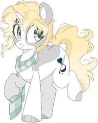 Size: 1337x1668 | Tagged: safe, artist:cinnamontee, imported from derpibooru, oc, oc only, oc:ren, pony, unicorn, clothes, male, scarf, simple background, solo, stallion, transparent background