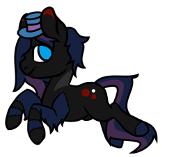 Size: 738x666 | Tagged: safe, artist:lavvythejackalope, imported from derpibooru, oc, oc only, earth pony, pony, earth pony oc, hat, simple background, smiling, solo, top hat, transparent background