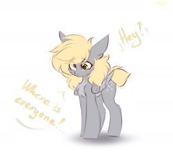 Size: 1719x1667 | Tagged: dead source, safe, artist:hydrargyrum, imported from derpibooru, derpy hooves, pegasus, pony, alternate hairstyle, chest fluff, crying, ear fluff, female, mare, pale belly, short tail, simple background, solo, teary eyes, two toned wings, white background, wings