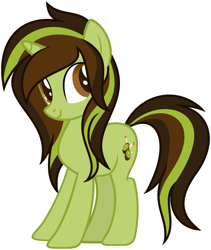 Size: 1024x1215 | Tagged: safe, artist:pegasski, imported from derpibooru, oc, oc only, oc:kiwi crush, pony, unicorn, female, mare, simple background, solo, transparent background