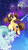 Size: 700x1244 | Tagged: safe, artist:loyaldis, imported from derpibooru, oc, oc:astral flare, alolan ninetales, chandelure, fox, ninetales, pony, unicorn, alolan form, dusk ball, dusk balls, female, galaxy, kitsune, magic, poké ball, pokéball, pokémon, pokémon trainer, shooting star, stars