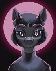 Size: 1600x2054 | Tagged: safe, artist:annna markarova, imported from derpibooru, oc, oc only, pegasus, pony, bust, devil horns, horns, human shoulders, looking at you, open mouth, solo