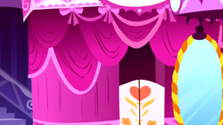 Size: 1280x720 | Tagged: safe, imported from derpibooru, screencap, do princesses dream of magic sheep, season 5, background, carousel boutique, liminal space, mirror, no pony, scenic ponyville