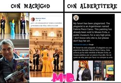 Size: 1080x740 | Tagged: safe, artist:agaberu, imported from derpibooru, equestria girls, alberto fernandez, argentina, comparison, joke, macri, mauricio macri, meme, plagiarism, politics, president