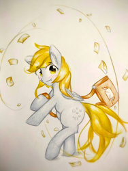 Size: 1920x2560 | Tagged: safe, artist:stardust0130, imported from derpibooru, derpy hooves, pegasus, pony, :t, female, looking at you, mare, solo