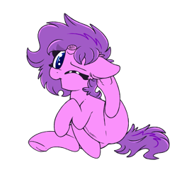 Size: 2000x2000 | Tagged: safe, artist:skoon, imported from ponybooru, oc, oc only, oc:stir crazy, unicorn, behaving like a cat, female, ponybooru collab 2021, simple background, solo, transparent background