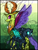 Size: 1451x1920 | Tagged: safe, artist:yugovostok, imported from derpibooru, thorax, changedling, changeling, duality, heart, king thorax, male, markings, pattern, profile, self ponidox, speedpaint, zoom layer