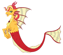 Size: 1024x888 | Tagged: safe, artist:carnifex, artist:emeraldblast63, imported from derpibooru, sunset shimmer, siren, not fiery shimmer, sirenified, species swap, sunset siren