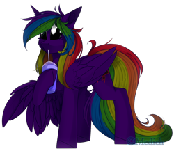 Size: 2508x2176 | Tagged: safe, artist:mediasmile666, imported from derpibooru, oc, oc only, pegasus, pony, drinking, high res, hoof hold, simple background, solo, transparent background
