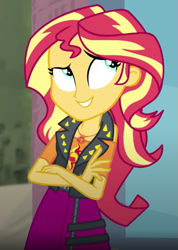 Size: 421x591 | Tagged: safe, imported from derpibooru, screencap, sunset shimmer, display of affection, equestria girls, equestria girls series, cropped, female, geode of empathy, magical geodes, solo