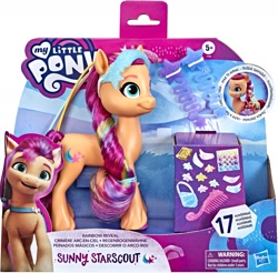 Size: 1835x1802 | Tagged: safe, imported from derpibooru, sunny starscout, pony, brushable, g5, official, pony history, toy