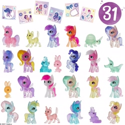 Size: 2040x2033 | Tagged: safe, imported from derpibooru, izzy moonbow, minty, pipp petals, sunny starscout, zipp storm, alligator, cat, dog, pony, rabbit, tortoise, advent calendar, animal, argyle starshine, blind bag, dazzle feather, g5, high res, horn, minty (g5), official, phyllis (g5), phyllis cloverleaf, ruddy sparks, shutter snap, toy, unnamed character, unnamed pony, zoom zephyrwing