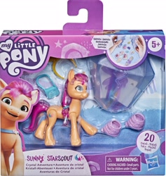 Size: 1936x2040 | Tagged: safe, imported from derpibooru, sunny starscout, pony, box, g5, hasbro logo, my little pony logo, official, toy