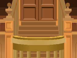 Size: 256x192 | Tagged: safe, artist:creepa-bot inc., imported from derpibooru, part of a set, ace attorney, background, court, courtroom, elements of justice, no pony, pixel art