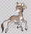 Size: 3387x3738 | Tagged: safe, artist:eligos, imported from derpibooru, oc, oc only, oc:mikaella, donkey, hybrid, pony, zebra, zebroid, zonkey, fallout equestria, abstract background, commission, fallout equestria: of shadows, high res, smiling, solo, ych result