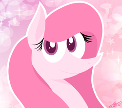 Size: 1344x1199 | Tagged: safe, artist:muhammad yunus, artist:tanahgrogot, derpibooru exclusive, imported from derpibooru, oc, oc only, oc:annisa trihapsari, earth pony, pony, earth pony oc, female, heart, looking at you, mare, pink hair, smiling, smiling at you, solo