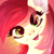 Size: 2255x2268 | Tagged: safe, artist:elektra-gertly, imported from derpibooru, roseluck, earth pony, pony, close-up, cute, ear fluff, eye clipping through hair, female, happy, high res, looking at you, mare, nostrils, open mouth, open smile, rosabetes, smiling, smiling at you, solo