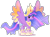 Size: 2801x2065 | Tagged: dead source, safe, artist:cherritoppu, artist:maiii-san, imported from derpibooru, twilight sparkle, alicorn, pony, the last problem, big crown thingy, colored wings, crown, element of magic, ethereal mane, eyelashes, female, high res, hoof shoes, horn, jewelry, mare, multicolored horn, multicolored wings, older, older twilight, peytral, princess twilight 2.0, regalia, simple background, starry mane, starry wings, transparent background, twilight sparkle (alicorn), wings