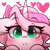 Size: 500x500 | Tagged: safe, artist:sakukitty, imported from derpibooru, oc, oc only, oc:saku, alicorn, pony, blushing, cute, floppy ears, green eyes, heart, heart eyes, looking at you, simple background, solo, transparent background, wingding eyes