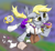 Size: 2200x2008 | Tagged: safe, artist:chopsticks, imported from derpibooru, derpy hooves, pegasus, pony, alarm clock, atg 2021, bag, book, clock, clothes, crumbs, eraser, floppy ears, flying, food, high res, late, muffin, necktie, newbie artist training grounds, paper, pencil, saddle bag, school uniform, schoolgirl, shirt, shoes, skirt, socks, that pony sure does love muffins, toothbrush