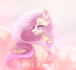 Size: 1555x1444 | Tagged: safe, artist:janeraver, imported from derpibooru, fluttershy, pegasus, pony, beanbrows, eyebrows, female, lidded eyes, mare, solo, spread wings, wings