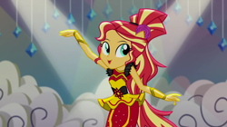 Size: 1920x1078 | Tagged: safe, imported from derpibooru, screencap, sunset shimmer, dance magic, equestria girls, spoiler:eqg specials, dance magic (song), flamenco dress, solo, sunset shimmer flamenco dress