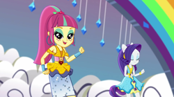 Size: 1920x1073 | Tagged: safe, imported from derpibooru, screencap, rarity, sour sweet, dance magic, equestria girls, spoiler:eqg specials, disco dress