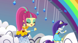 Size: 1920x1073 | Tagged: safe, imported from derpibooru, screencap, rarity, sour sweet, dance magic, equestria girls, spoiler:eqg specials, disco dress