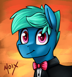 Size: 1870x2000 | Tagged: safe, artist:supermoix, imported from derpibooru, oc, oc only, oc:supermoix, pegasus, pony, clothes, cute, simple background, solo, tuxedo