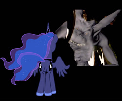 Size: 1280x1062 | Tagged: safe, imported from derpibooru, princess luna, alicorn, pony, butt, female, mare, plot