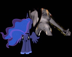 Size: 1280x1019 | Tagged: safe, imported from derpibooru, princess luna, alicorn, pony, butt, female, mare, plot