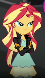 Size: 284x490 | Tagged: safe, imported from derpibooru, screencap, sunset shimmer, equestria girls, movie magic, spoiler:eqg specials, cropped, solo