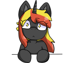 Size: 907x752 | Tagged: safe, artist:alex69vodka, imported from derpibooru, oc, oc only, oc:java, pony, unicorn, female, looking at you, simple background, sticker, surprised, transparent background