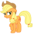 Size: 2134x2173 | Tagged: safe, artist:third uncle, artist:three uncle, imported from derpibooru, applejack, earth pony, pony, season 5, the mane attraction, applejack's hat, butt, cowboy hat, female, hat, high res, mare, plot, simple background, transparent background