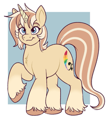 Size: 779x851 | Tagged: safe, artist:lulubell, imported from derpibooru, oc, oc only, oc:lulubell, pony, g5, generation leap, solo