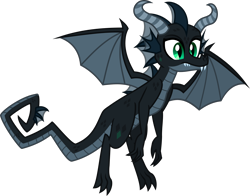 Size: 2338x1831 | Tagged: safe, artist:lightningbolt, derpibooru exclusive, imported from derpibooru, oc, oc only, oc:pyrolysis, dragon, .svg available, claws, dragon wings, fangs, fins, flying, horns, male, scales, show accurate, simple background, slit eyes, slit pupils, solo, spread wings, svg, tail, transparent background, vector, wings