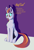 Size: 2164x3176 | Tagged: safe, artist:i love hurt, imported from derpibooru, oc, oc only, oc:naif tail, bat pony, pony, wingless bat pony, bat pony oc, bat wings, cute, digital art, female, full body, high res, looking at each other, red hair, simple background, sitting, solo, wingless, wings, yellow eyes