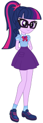 Size: 1600x4520 | Tagged: safe, artist:gmaplay, imported from derpibooru, sci-twi, twilight sparkle, equestria girls, female, simple background, solo, transparent background, vector