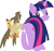 Size: 3562x3317 | Tagged: safe, artist:porygon2z, imported from derpibooru, owlowiscious, twilight sparkle, bird, owl, pony, unicorn, butt, butt to butt, butt touch, duo, duo female, female, high res, male, plot, simple background, transparent background, twibutt, unicorn twilight, vector