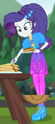 Size: 390x876 | Tagged: safe, imported from derpibooru, screencap, rarity, equestria girls, equestria girls series, wake up!, spoiler:eqg series (season 2), cropped, food, pancakes, solo, wake up!: applejack
