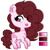 Size: 1448x1448 | Tagged: safe, artist:skyfallfrost, imported from derpibooru, oc, oc only, earth pony, pony, chibi, female, mare, reference, simple background, solo, tongue out, transparent background