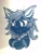 Size: 1517x1995 | Tagged: safe, artist:lshbz, imported from derpibooru, oc, oc only, oc:乐者拾贝, bat pony, pony, bat pony oc, bat wings, craft, cut paper, ear fluff, female, mare, papercraft, photo, solo, wings