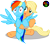 Size: 2232x1948 | Tagged: safe, artist:kyoshyu, imported from derpibooru, applejack, rainbow dash, earth pony, pegasus, pony, appledash, blushing, dexterous hooves, female, lesbian, nail file, shipping, simple background, spread wings, transparent background, vector, wingboner, wings