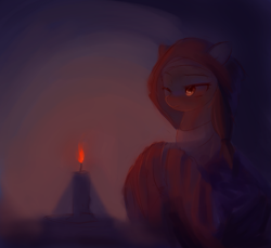 Size: 1351x1237 | Tagged: safe, artist:some_ponu, imported from derpibooru, pony, candle, female, mare, nun, solo