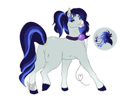 Size: 1024x820 | Tagged: safe, artist:arexstar, imported from derpibooru, oc, oc only, oc:siren serenade, earth pony, pony, butt, female, headphones, magical lesbian spawn, mare, offspring, parent:coloratura, parent:octavia melody, plot, simple background, solo, tongue out, white background