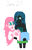 Size: 2000x3161 | Tagged: safe, artist:bigpurplemuppet99, imported from derpibooru, queen chrysalis, oc, oc:fluffle puff, equestria girls, canon x oc, chrysipuff, female, high res, lesbian, shipping