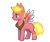 Size: 500x422 | Tagged: safe, artist:snini9, imported from derpibooru, oc, oc only, alicorn, pony, alicorn oc, base used, crack ship offspring, horn, horse collar, mane of fire, offspring, parent:big macintosh, parent:daybreaker, simple background, solo, transparent background, wings, yoke